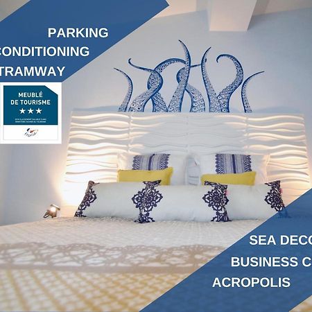 Wavebnb All Confort, Central, Parking Ницца Экстерьер фото